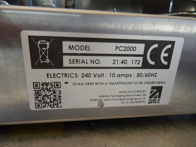 Inox pizza sealer - afbeelding 3 van  3