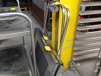 Inox regaalwagen + verrijdbare kar - afbeelding 4 van  6