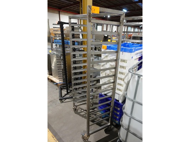 Inox regaalwagen - afbeelding 2 van  3