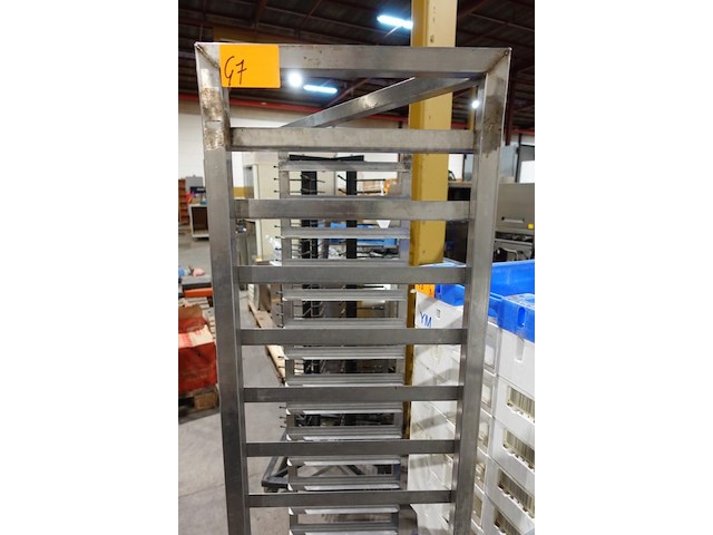 Inox regaalwagen - afbeelding 3 van  3