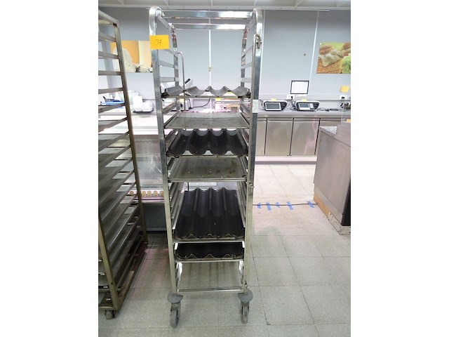 Inox regaalwagen - afbeelding 1 van  1