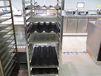 Inox regaalwagen - afbeelding 1 van  1