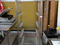 Inox regaalwagen - afbeelding 1 van  1