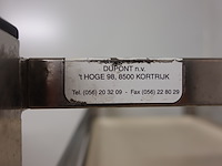 Inox regaalwagen - afbeelding 3 van  3