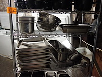 Inox rek + inhoud - afbeelding 4 van  5