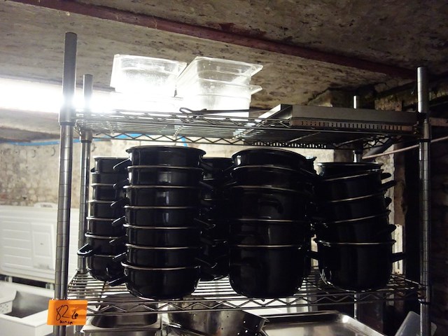 Inox rek + inhoud - afbeelding 5 van  5