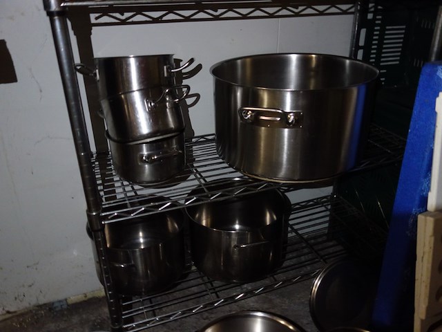 Inox rek + inhoud - afbeelding 3 van  6