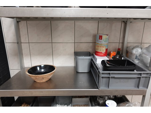 Inox rek + inhoud - afbeelding 7 van  13