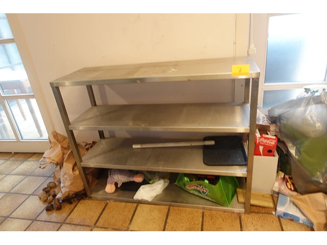 Inox rek - afbeelding 1 van  2