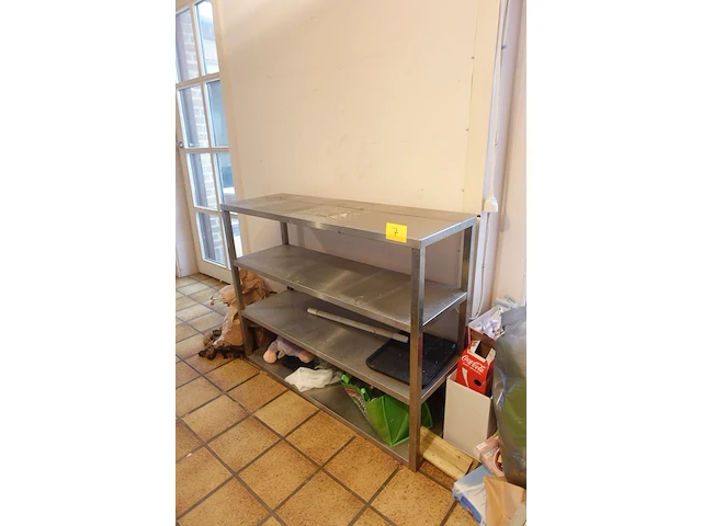 Inox rek - afbeelding 2 van  2