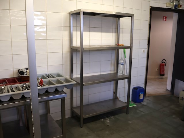 Inox rek - afbeelding 1 van  4