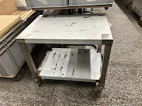 Inox roltafel - afbeelding 1 van  4