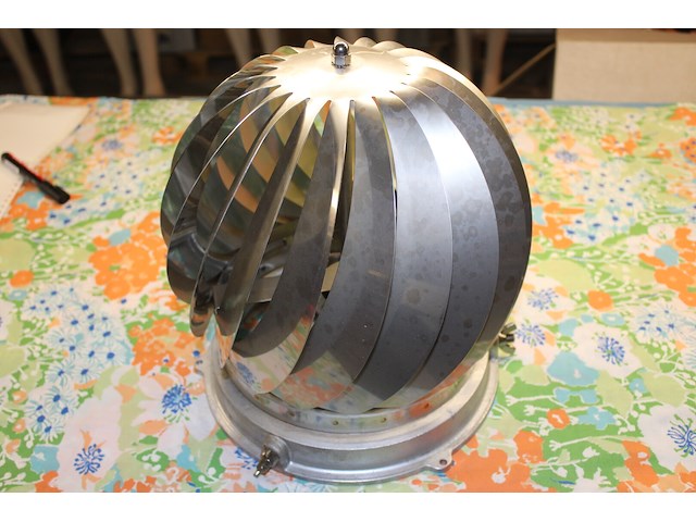 Inox rotorventilator voor schouw - afbeelding 1 van  3