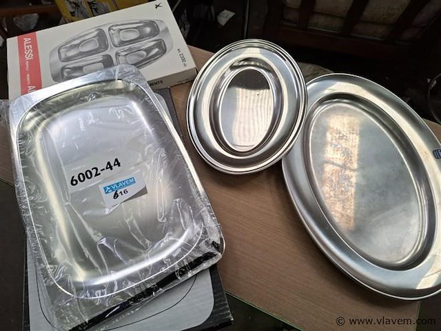 Inox schalen - afbeelding 1 van  2