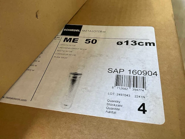 Inox schouwbuis en toebehoren verschillende diameters - afbeelding 12 van  18