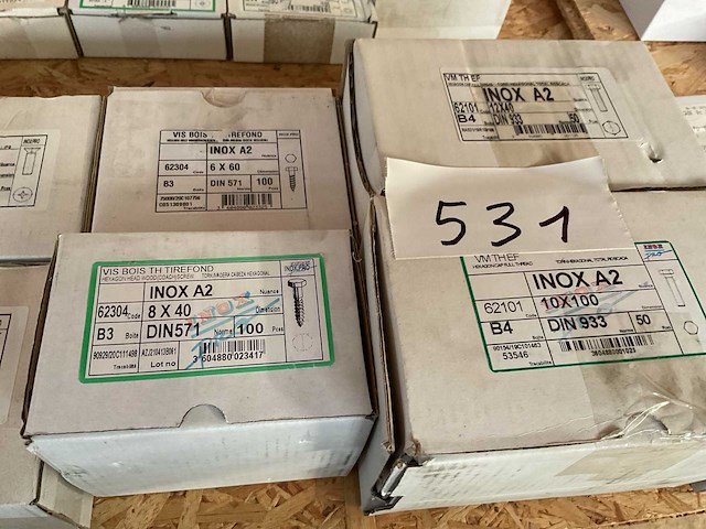 Inox schroeven en bouten - afbeelding 4 van  6