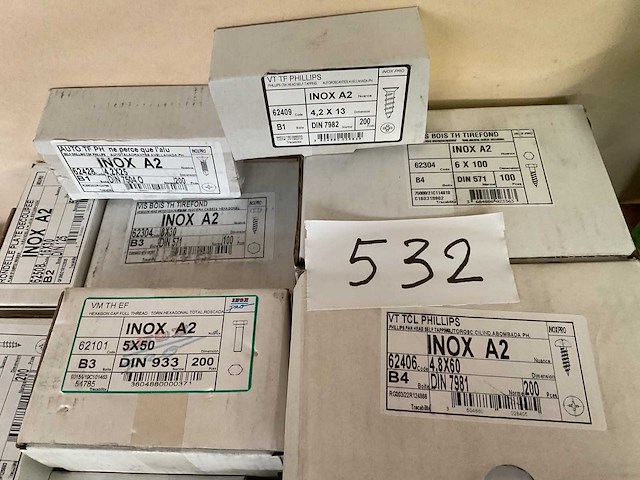 Inox schroeven en bouten - afbeelding 5 van  6