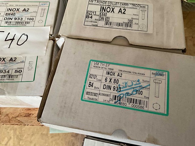 Inox schroeven en bouten - afbeelding 3 van  7