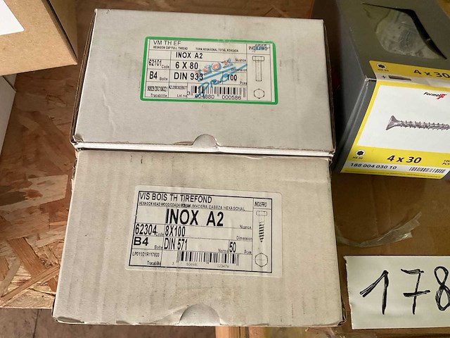 Inox schroeven moeren - afbeelding 5 van  7