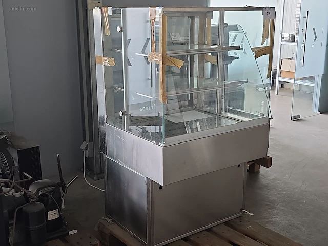 Inox self service inbouw vitrinekoeler ake - afbeelding 1 van  8