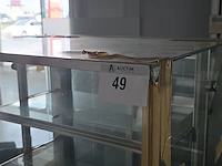 Inox self service inbouw vitrinekoeler ake - afbeelding 2 van  8