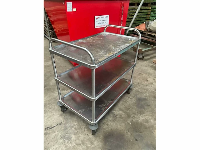 Inox serveerwagen - afbeelding 5 van  5