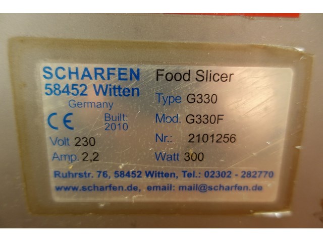 Inox snijmachine scharen - afbeelding 7 van  7