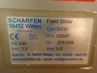 Inox snijmachine scharen - afbeelding 7 van  7