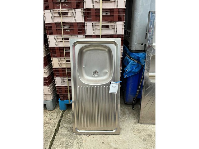 Inox spoelbak - afbeelding 1 van  1
