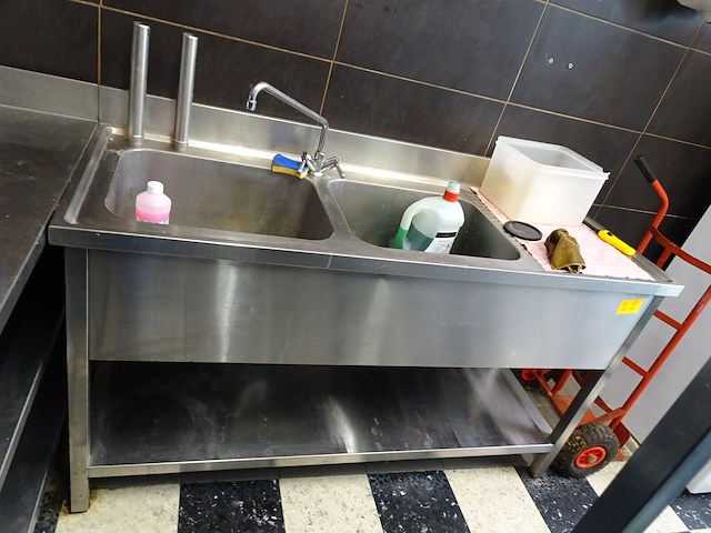 Inox spoelbak - afbeelding 1 van  2