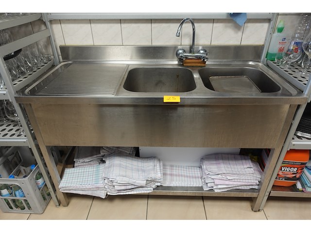 Inox spoelbak - afbeelding 1 van  4