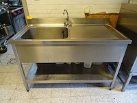 Inox spoelbak