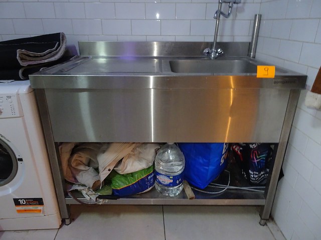 Inox spoelbak - afbeelding 1 van  3