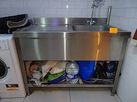 Inox spoelbak