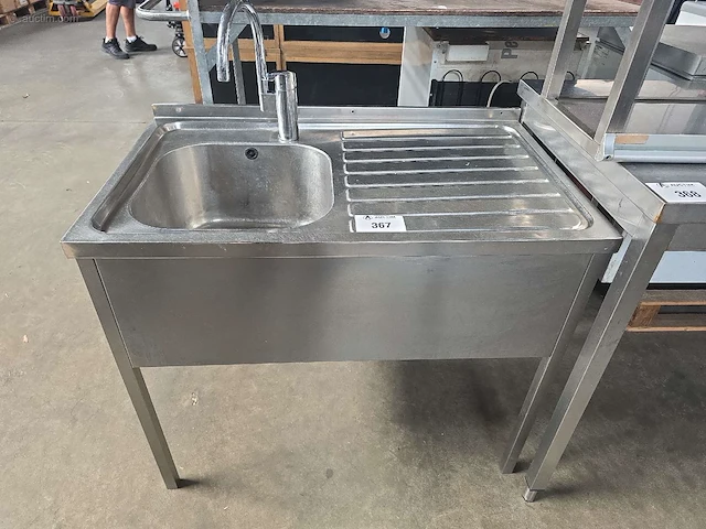 Inox spoelbak - afbeelding 1 van  1