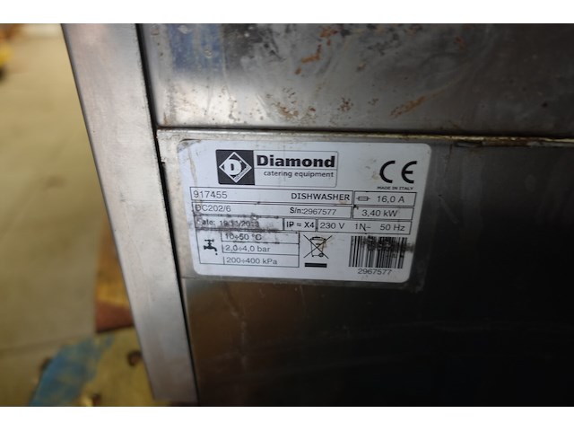 Inox spoelmachine diamond - afbeelding 4 van  4
