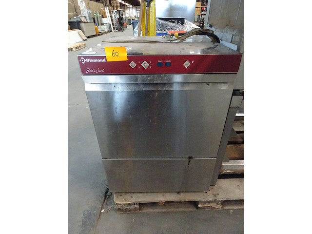 Inox spoelmachine diamond - afbeelding 1 van  3