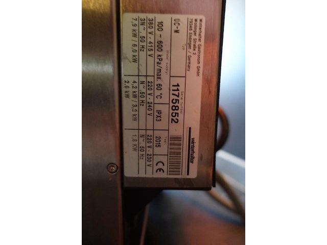 Inox spoelmachine winterhalter - afbeelding 6 van  9