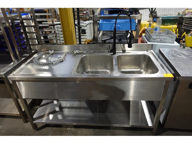 Inox spoeltafel - afbeelding 1 van  5