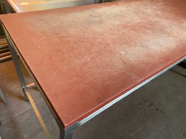 Inox tafel met snijblad 200x88cm hoogte - afbeelding 2 van  2