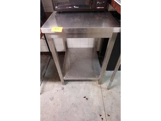 Inox tafel + microgolfoven phillips - afbeelding 2 van  5