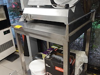 Inox tafel + snijmachine - afbeelding 5 van  5