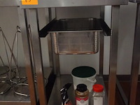 Inox tafel - afbeelding 1 van  2