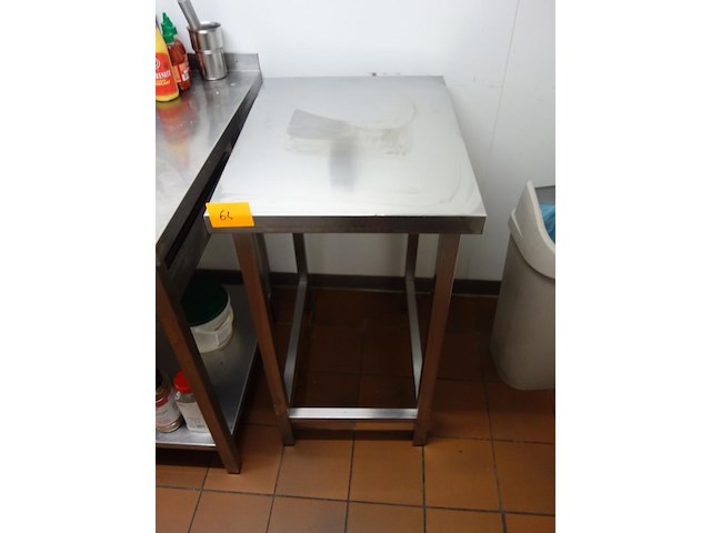Inox tafel - afbeelding 2 van  2