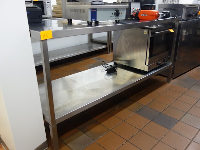 Inox tafel - afbeelding 1 van  2