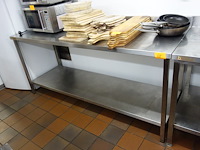 Inox tafel - afbeelding 1 van  1