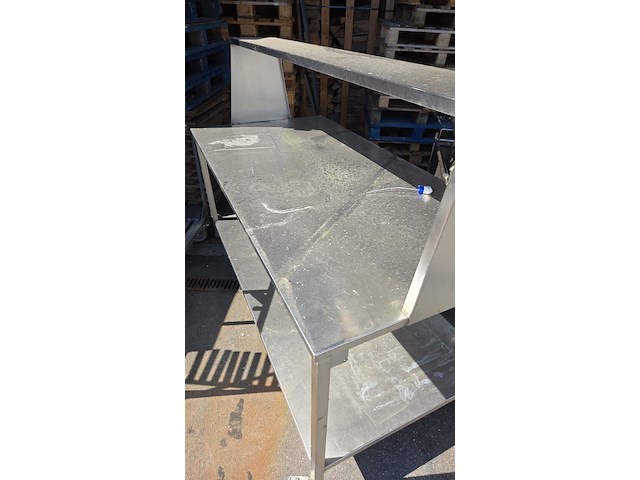 Inox tafel - afbeelding 1 van  2