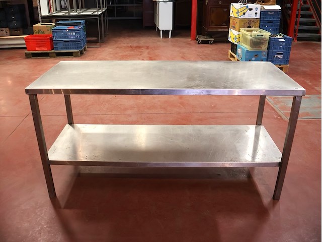 Inox tafel - afbeelding 1 van  4