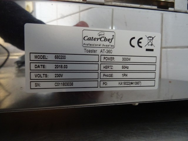 Inox toaster caterchef - afbeelding 4 van  4