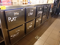 Inox toog/koelwerkbank